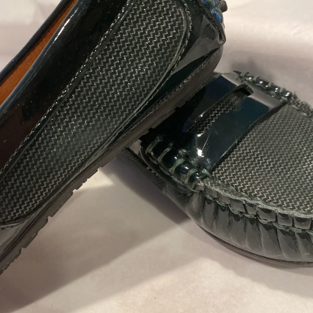 Venettini Black Girls Moccasin Loafers